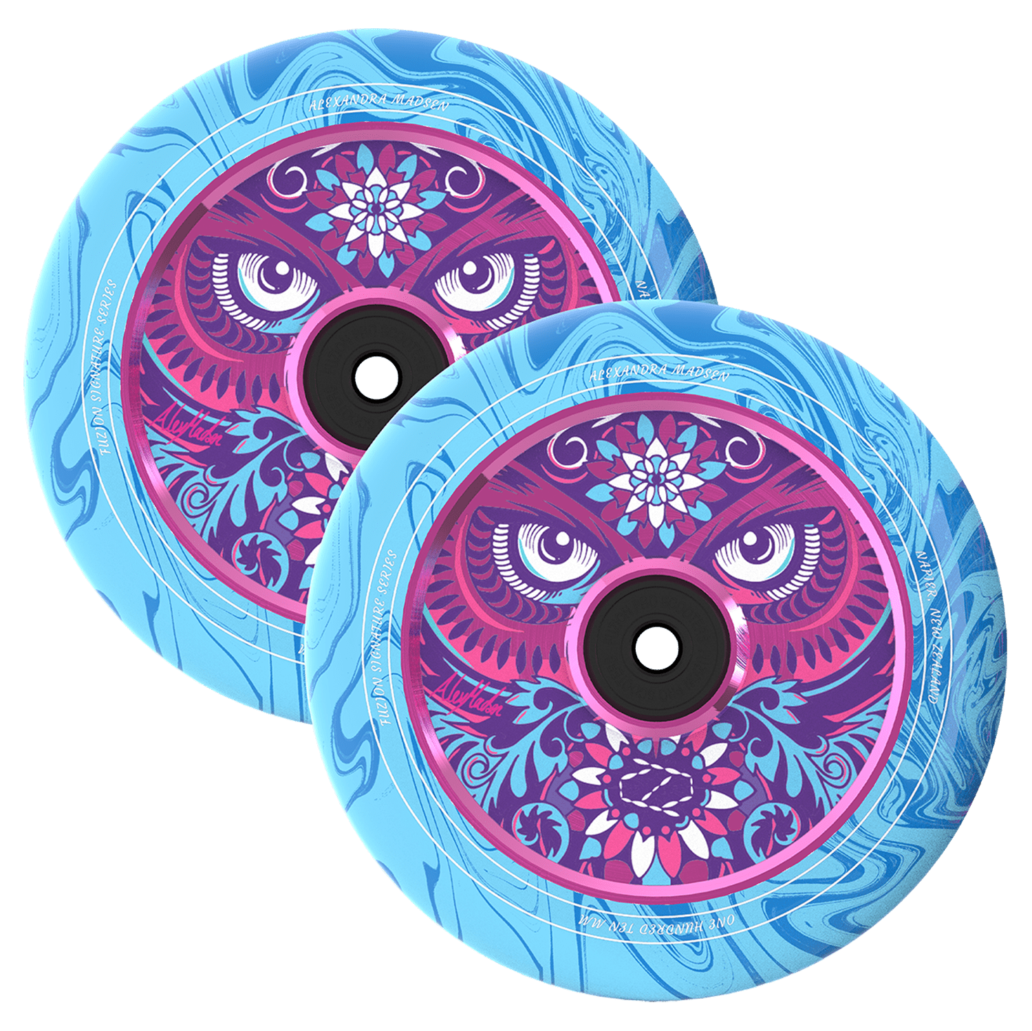 Fuzion Hollowcore Wheels 110mm 2-pack