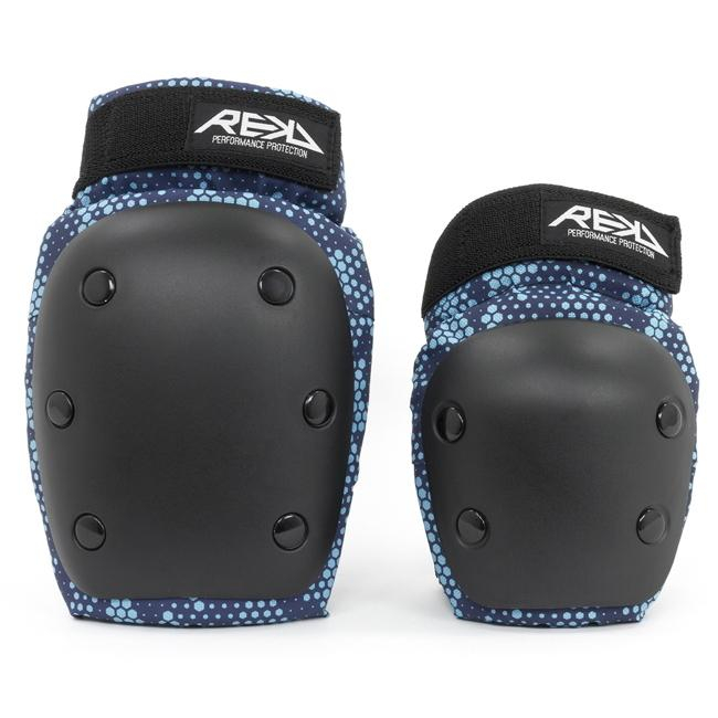 REKD Youth Heavy Duty Double Pad Set Blue color